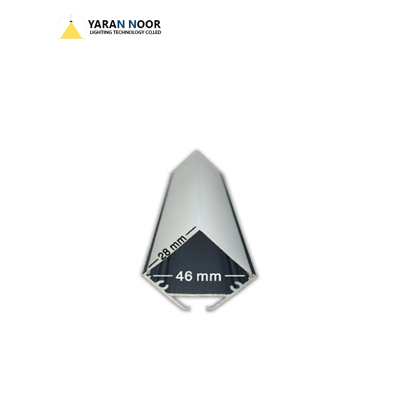 پروفیل لاین نوری روکارکنجی کد61دولاین