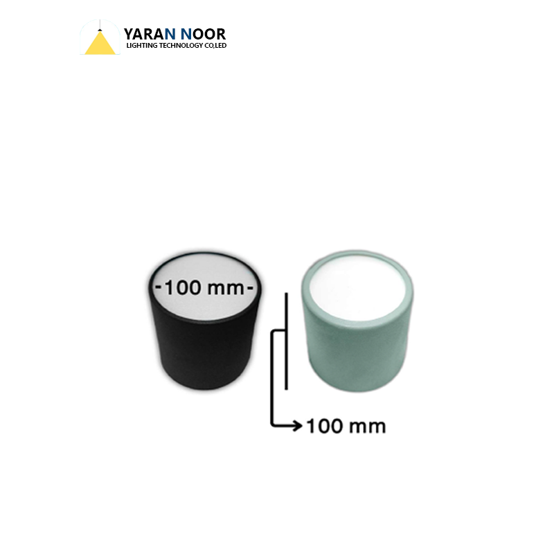 قاب سیلندری چراغ آهنی 10*10