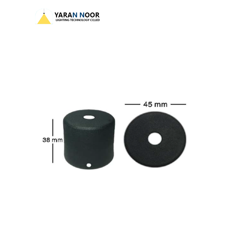 روزت گرد دایره 4.5سانتی لاینر چراغ خطی