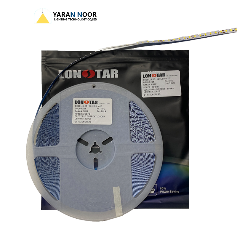 ریسه نواری تراکم ۱۲۰ 12 ولت مناسب لاین نوری  درایور خور  لان استار