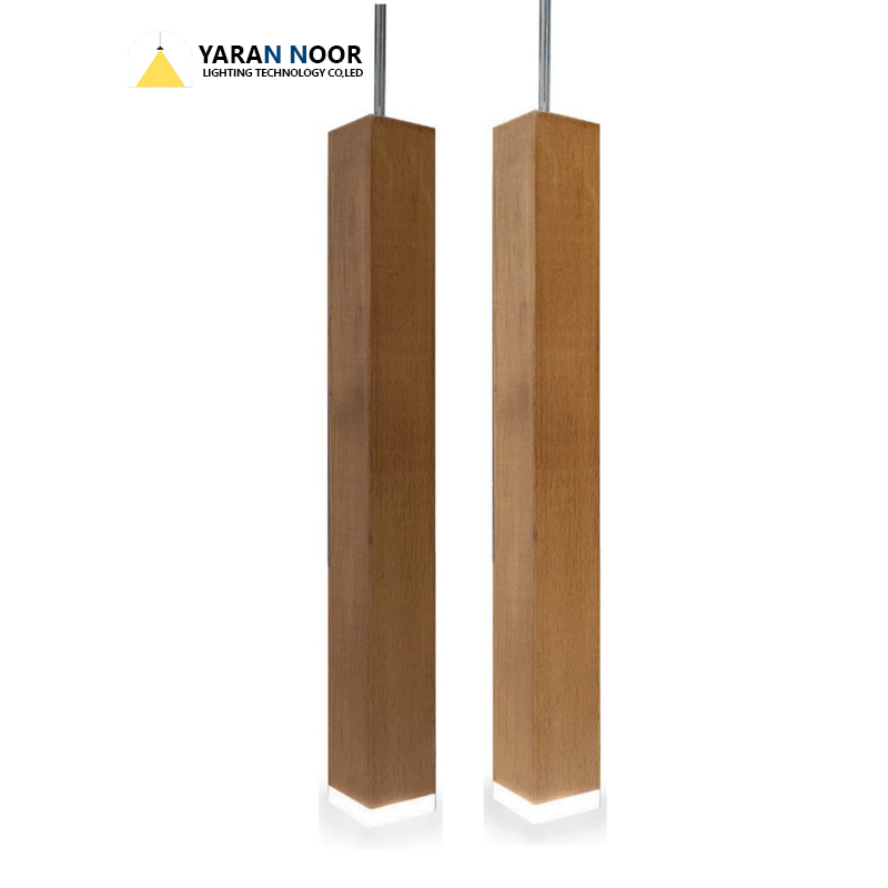 چراغ آویز روبیک چوبی 4در4