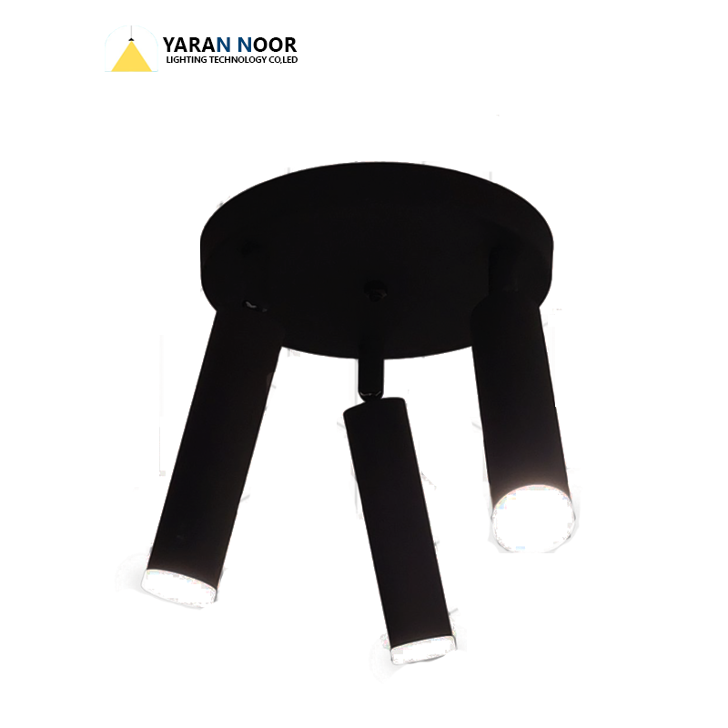 لوستر (چراغ) سقفی  گرد سه شعله سولار