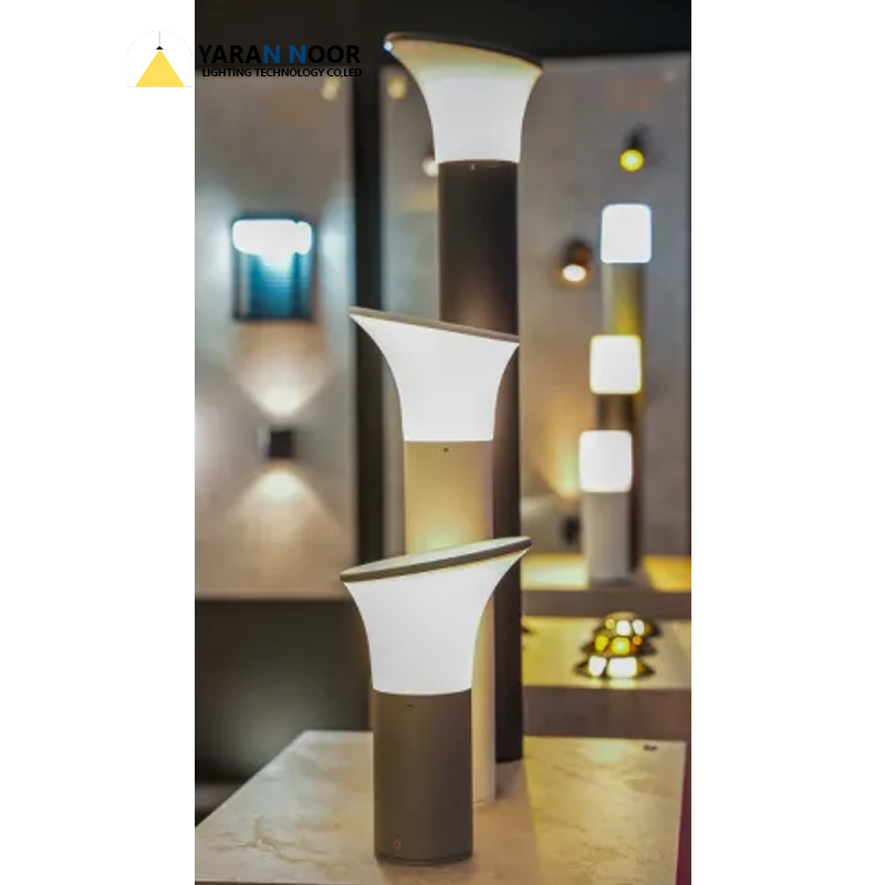 چراغ پارکی قارچی ارتفاع 50cm (لامپ خور) کد 222 NENOL