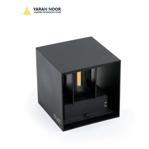 چراغ دکوراتیو دو طرفه مربع دمپردار (6 و 10 وات) کد 118S برند NENOL